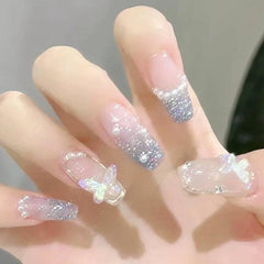 Pearl Butterfly Wearable Nails - Passion Pulse Adult