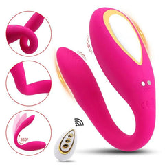 10-Mode U-Shaped Wearable Dildo – Wireless Remote Vibrator - Passion Pulse Adult