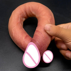 40cm flesh Double Head Dildo Long Realistic Dildo Double Ended Dildo Flexible Penis for Women Masturbator Sex Toys for Lesbian - Passion Pulse Adult
