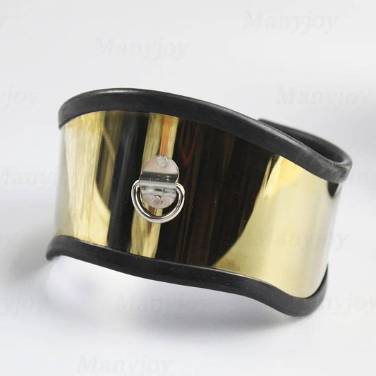 Lockable Stainless Steel Neck Collar | BDSM Bondage Fetish Dog Collar | Secure Neck Harness for Men and Women - Passion Pulse Adult