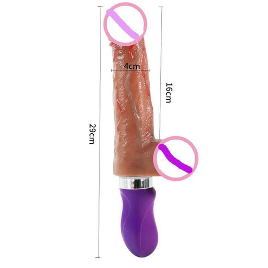 Automatic Telescopic Squirting Dildo - Passion Pulse Adult