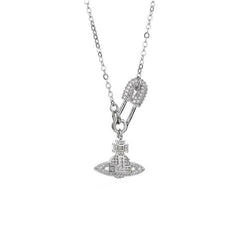 Saturn Brooch Pendant Necklace - Passion Pulse Adult