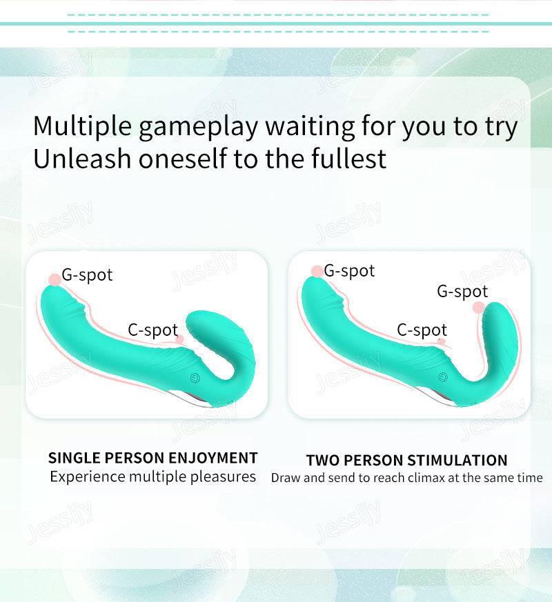 Green L Double-Ended Remote - Passion Pulse Adult