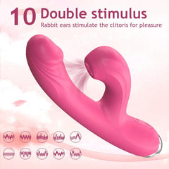 Rabbit Sucker G-Spot Vibrator – 20 Modes, Clit & Vagina Stimulator - Passion Pulse Adult