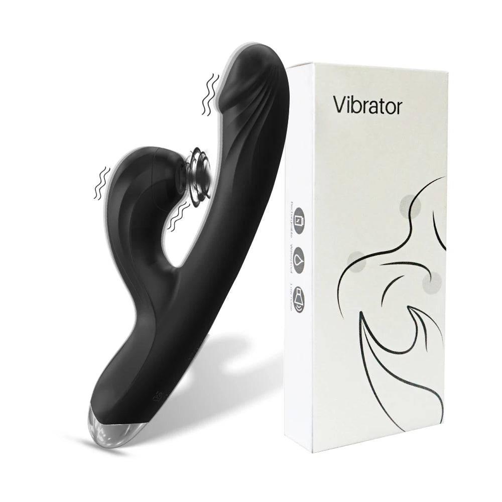 Rabbit Sucker G-Spot Vibrator – 20 Modes, Clit & Vagina Stimulator - Passion Pulse Adult
