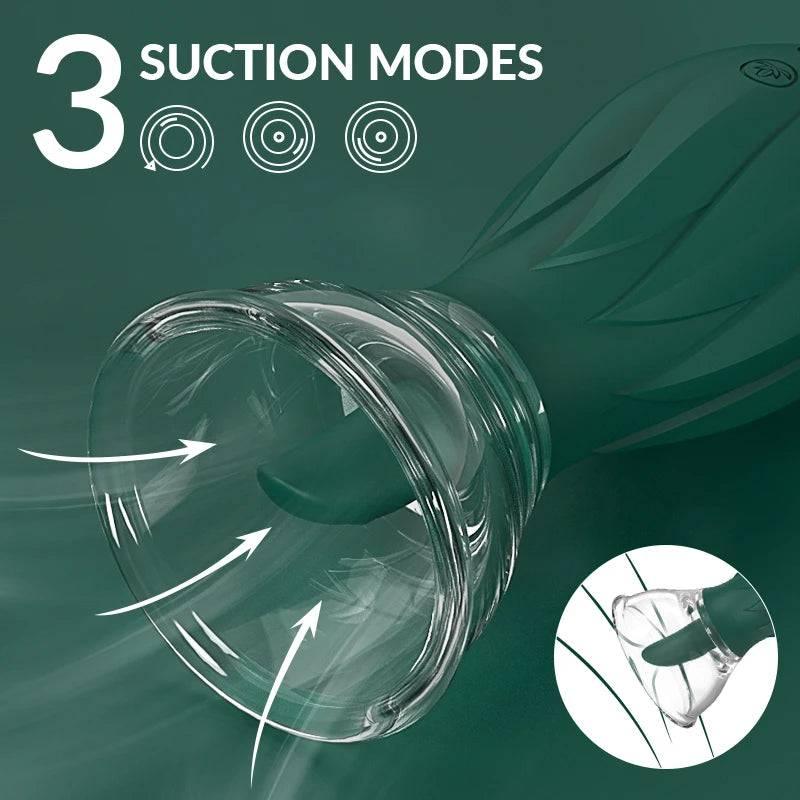 PASSION PULSE ADULT 3 Sucking 10 Licking Modes Clitoral Vibrator - Passion Pulse Adult