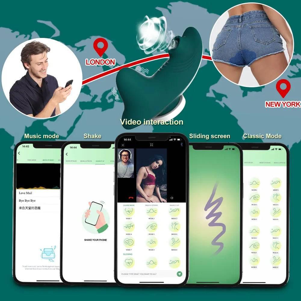 Wearable Mini Vibrator with APP & Bluetooth Control - Passion Pulse Adult