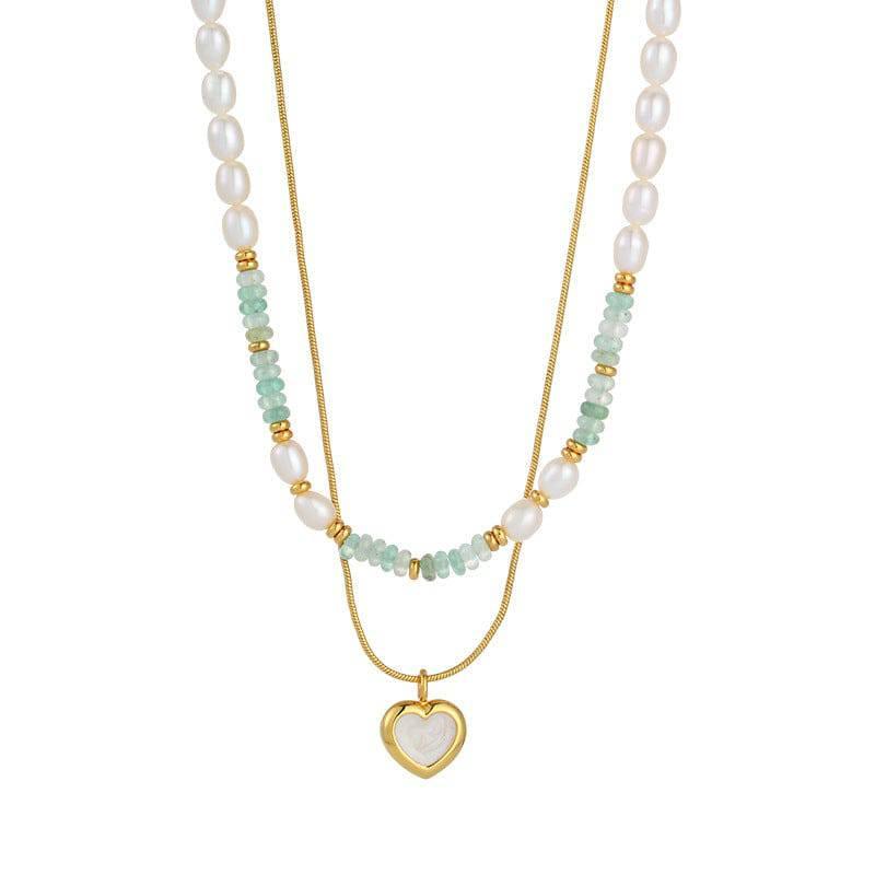 Double-layer Freshwater Pearl Necklace - Passion Pulse Adult