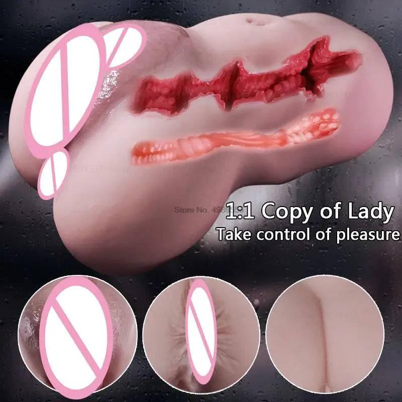 Realistic Pocket Pussy for Men | Artificial Vagina & Male Masturbator | Erotic Adult Sex Toys - Passion Pulse Adult