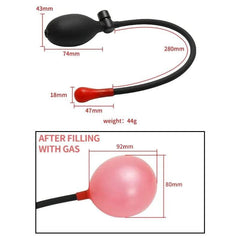 AirBloom Adjustable Inflatable Anal Plug Expander - Flexible Butt Plug for Men, Women, and Couples with Precision Pump for Preparation, Play, and Intimate Exploration - Passion Pulse Adult