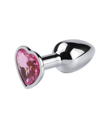 Heart-Shaped Metal Anal Plug - Passion Pulse Adult