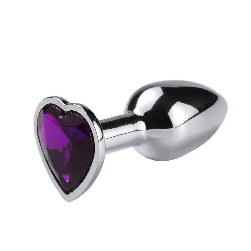 Heart-Shaped Metal Anal Plug - Passion Pulse Adult