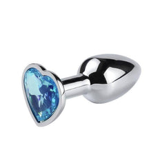 Heart-Shaped Metal Anal Plug - Passion Pulse Adult