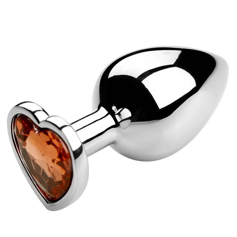 Heart-Shaped Metal Anal Plug - Passion Pulse Adult