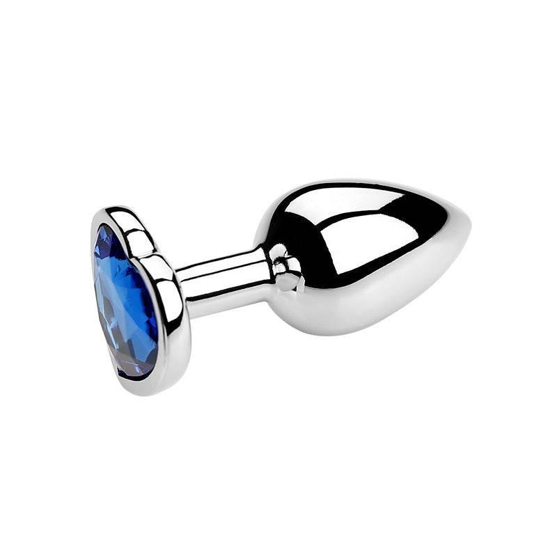 Heart-Shaped Metal Anal Plug - Passion Pulse Adult