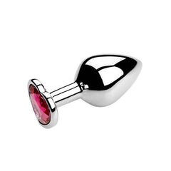 Heart-Shaped Metal Anal Plug - Passion Pulse Adult