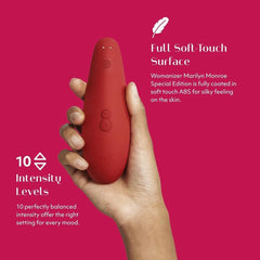 Womanizer x Marilyn Monroe Special Edition Pleasure Air Sex Toys, Clitoral Sucking Vibrators, Clitoral Stimulators for Women - Passion Pulse Adult