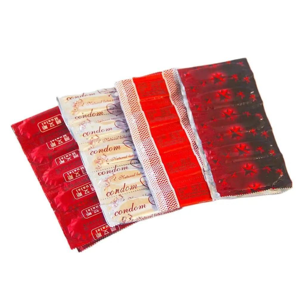 50PCS Delay Condoms with Penis Sleeves - Passion Pulse Adult