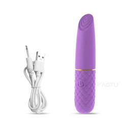 10-Speed Rechargeable Mini Bullet Vibrator - Passion Pulse Adult