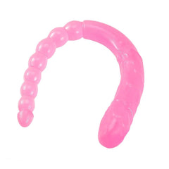 370mm Extra Long Soft Double Head Dildo Toy For Adult Flexible Jelly Vagina Anal Women Gay Lesbian Ended Dong Penis Artificial - Passion Pulse Adult