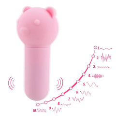 85mm Sexy Bear Vibrator for Women - Passion Pulse Adult