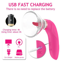 PASSION PULSE Red Power - Clit & Nipple Sucking Vibrator - Passion Pulse Adult