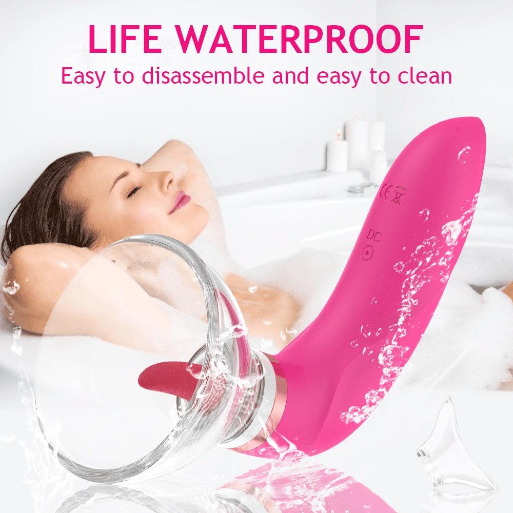 PASSION PULSE Red Power - Clit & Nipple Sucking Vibrator - Passion Pulse Adult