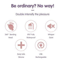 DRY WELL 20-Speed Vibrator – Magic Wand, Clitoris & Glans Stimulator - Passion Pulse Adult