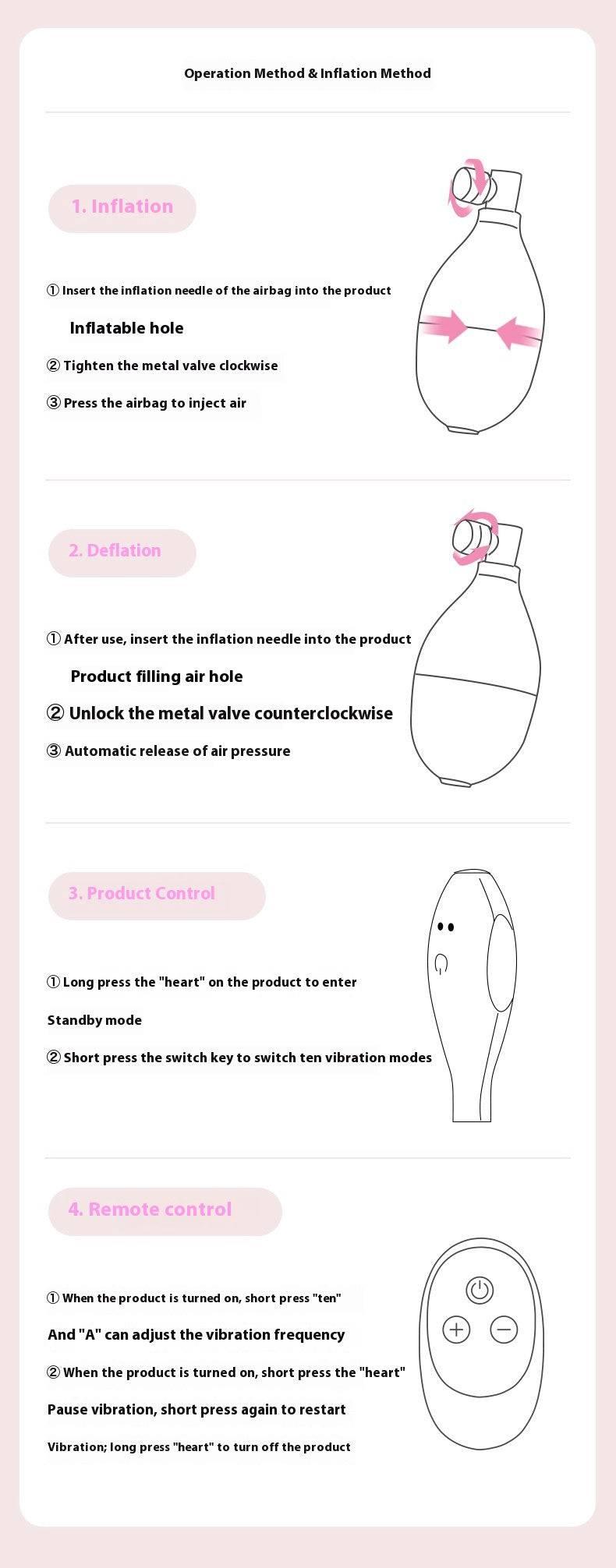 Inflatable Vibrating Egg – Clitoral Vibrator - Passion Pulse Adult