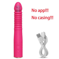 Telescopic Dildo Vibrator – Automatic G-Spot Thrusting Toy - Passion Pulse Adult