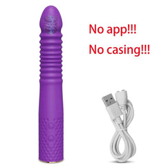 Telescopic Dildo Vibrator – Automatic G-Spot Thrusting Toy - Passion Pulse Adult