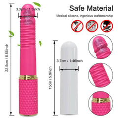 Telescopic Dildo Vibrator – Automatic G-Spot Thrusting Toy - Passion Pulse Adult