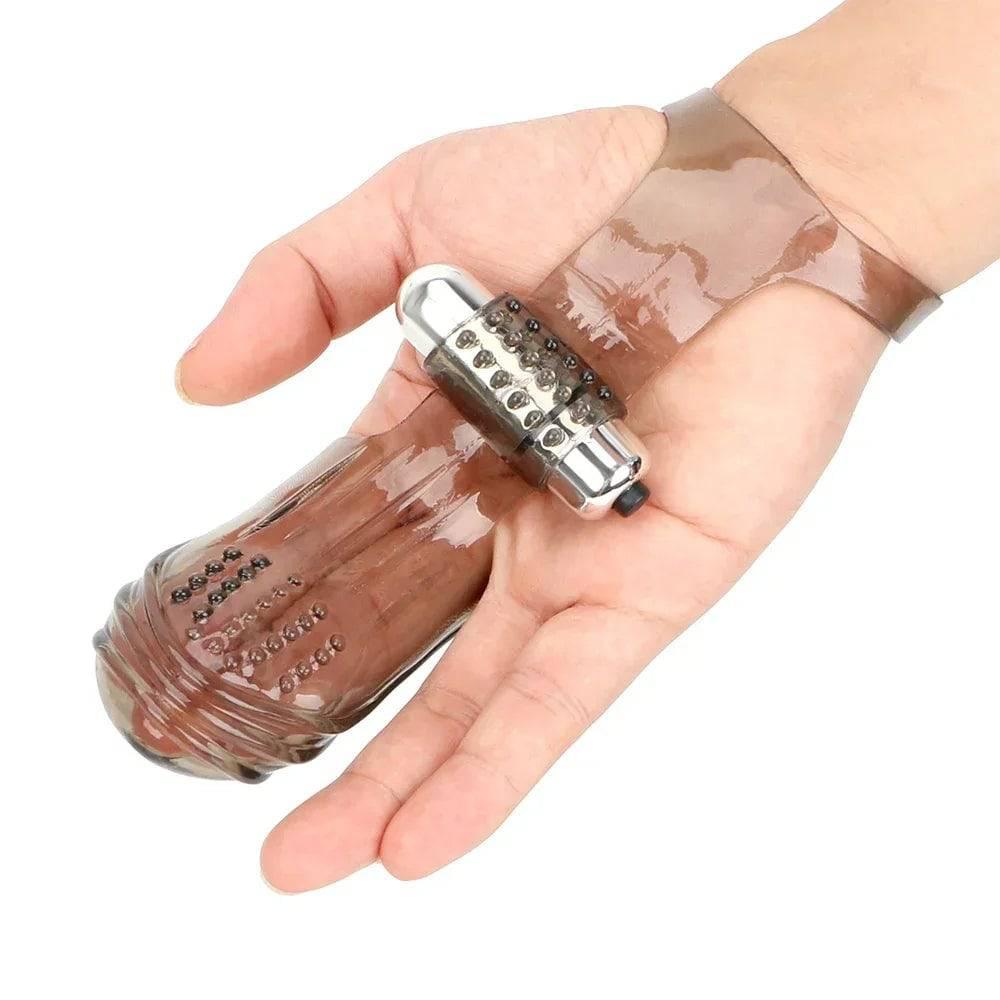 Powerful Finger Vibrator Sleeve | Female Masturbator & G-Spot Massager | Clitoral Stimulator Dildo | Adult Sex Product - Passion Pulse Adult