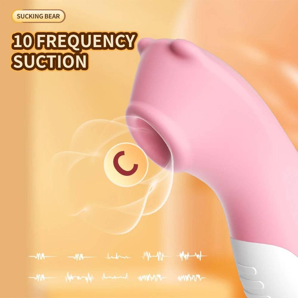 Powerful Sucker Clitoris Vibrator – Oral Vacuum Stimulator - Passion Pulse Adult