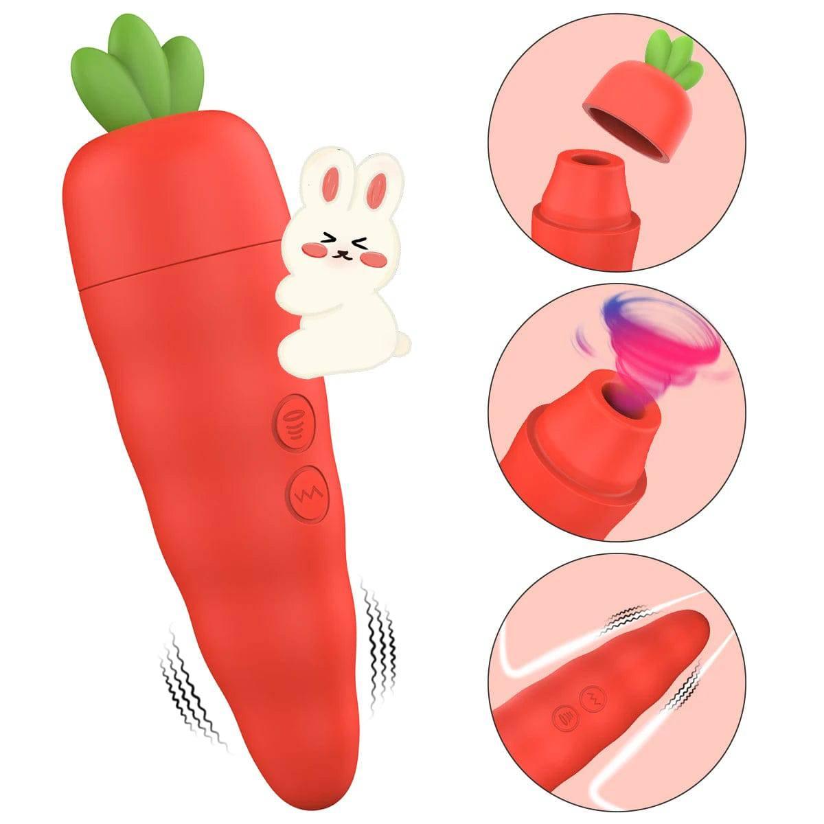 Rabbit Vibrator with Sucking Function - Passion Pulse Adult