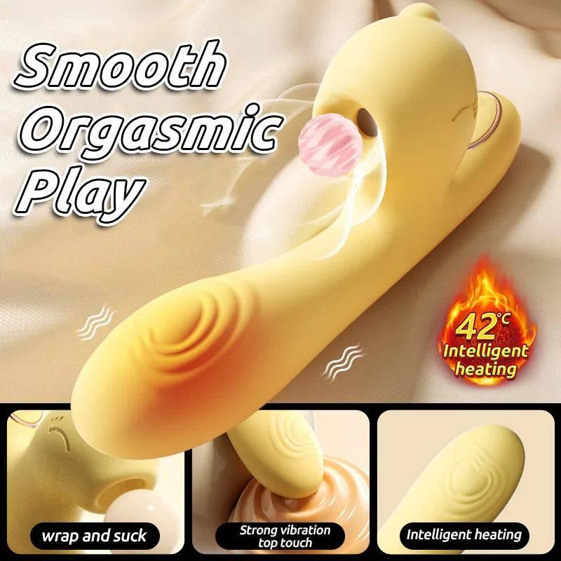 Rabbit Vibrator with Clitoral Sucking Stimulation - Passion Pulse Adult