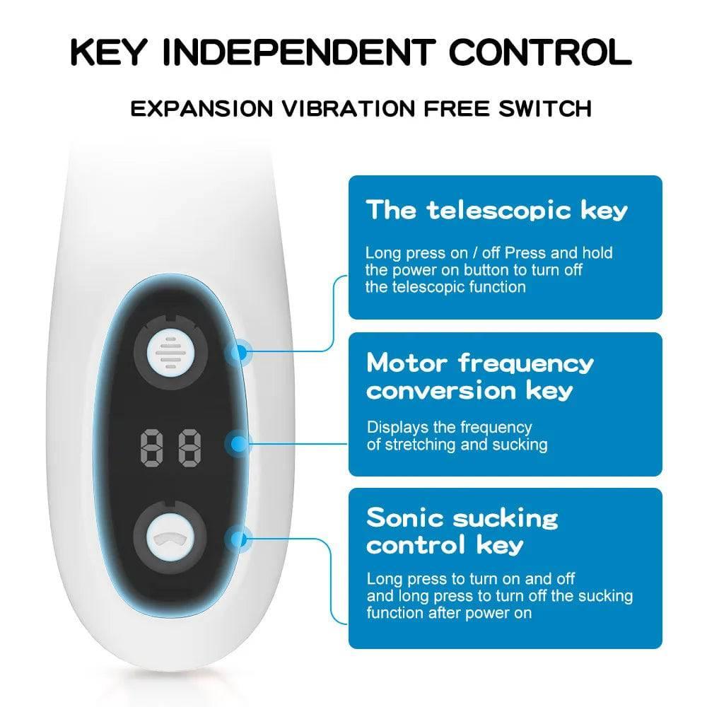 Soft and Cute Clitoris Stimulation Wand with LCD Display for Women Flexible Vibrating Insertion AV Pleasure Toys for Women - Passion Pulse Adult