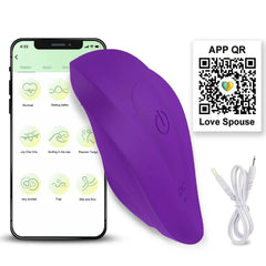 Wearable Vibrator Panties with App Remote Control – Clitoral & Vagina Stimulator - Passion Pulse Adult