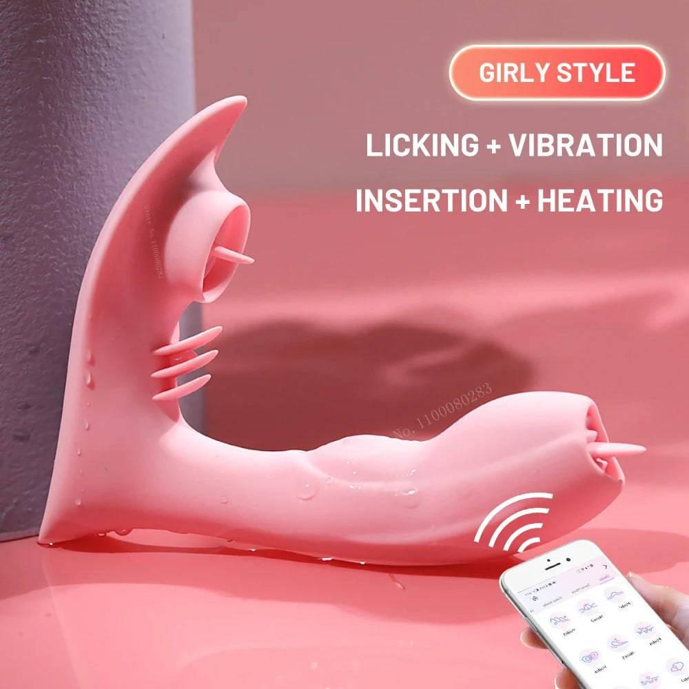 Bluetooth APP-Controlled Wearable Rabbit Vibrator - Passion Pulse Adult
