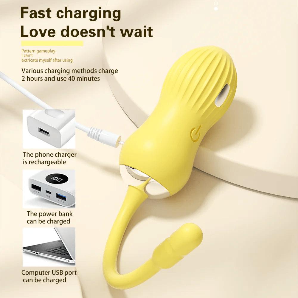 Wireless Remote-Controlled Electric Shock Vibrating Egg - Passion Pulse Adult
