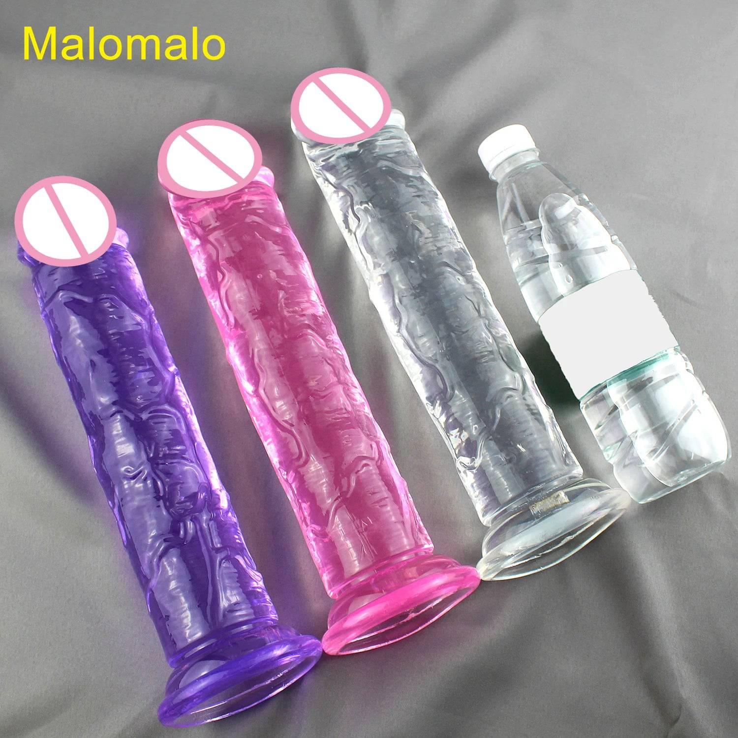 Affordable Realistic Jelly Dildo – 6 Sizes - Passion Pulse Adult