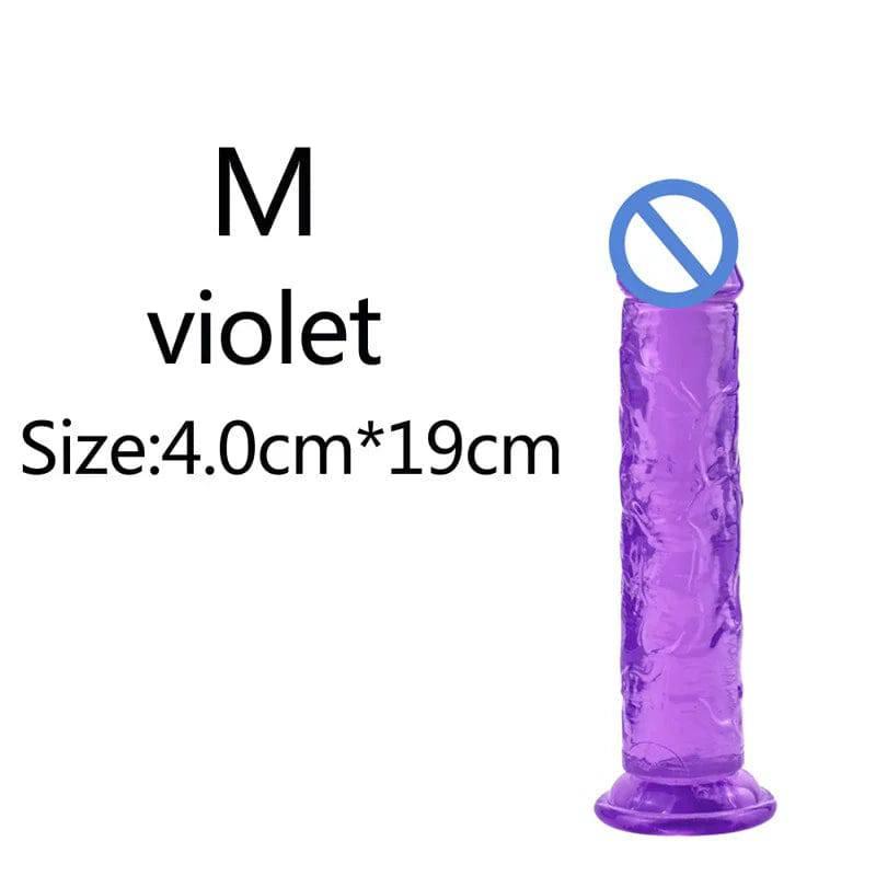 Affordable Realistic Jelly Dildo – 6 Sizes - Passion Pulse Adult