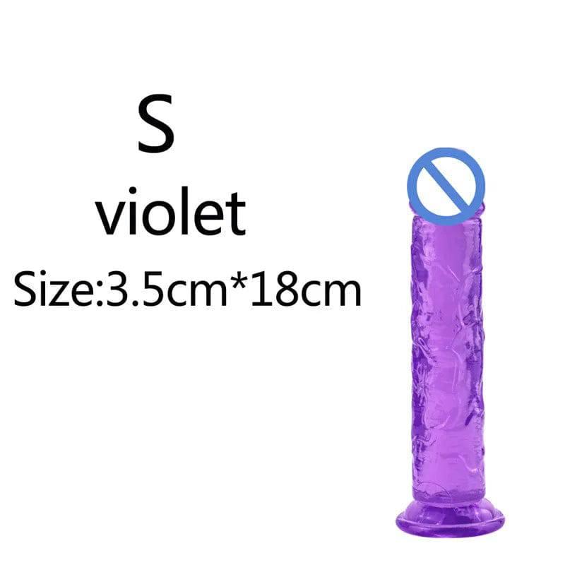 Affordable Realistic Jelly Dildo – 6 Sizes - Passion Pulse Adult