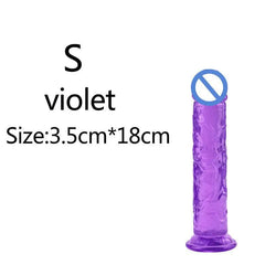 Affordable Realistic Jelly Dildo – 6 Sizes - Passion Pulse Adult