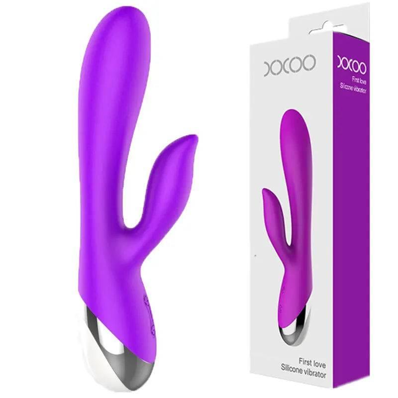 10-Speed USB Rechargeable Rabbit Vibrator – Powerful G-Spot & Clitoral Stimulator - Passion Pulse Adult