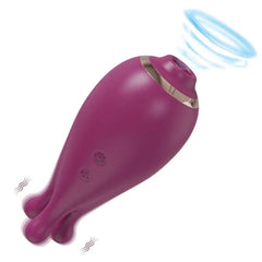 2-in-1 Clit Sucker & Vacuum Stimulator: Powerful Vibrator for Women - Passion Pulse Adult