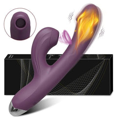 2-in-1 Clit Sucker Vibrator – G-Spot & Clitoral Vacuum Stimulator - Passion Pulse Adult