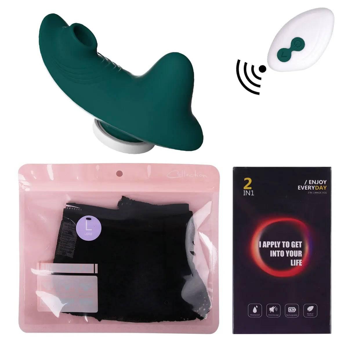 Mini Clitoris Sucker with Remote Control - Passion Pulse Adult