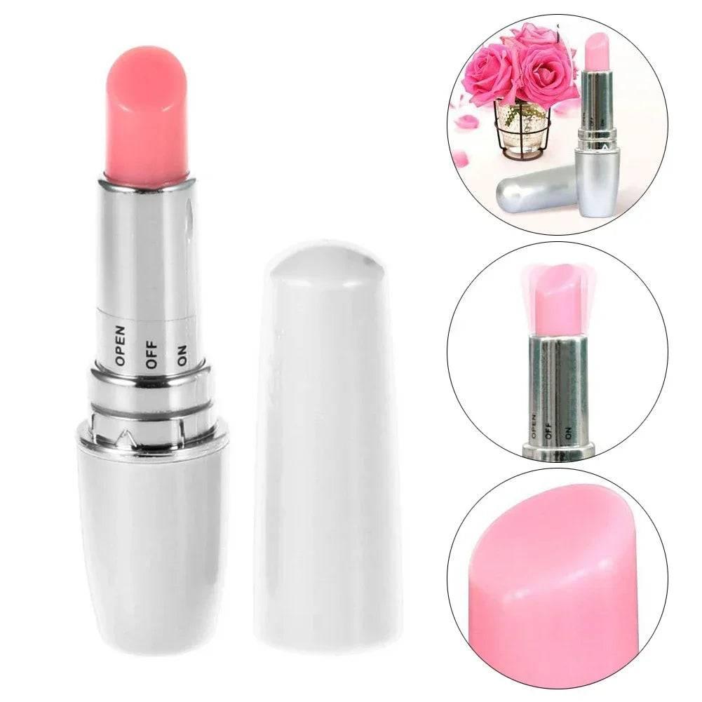 Mini Lipstick Vibrator – Discreet Waterproof Bullet Massager for Women - Passion Pulse Adult