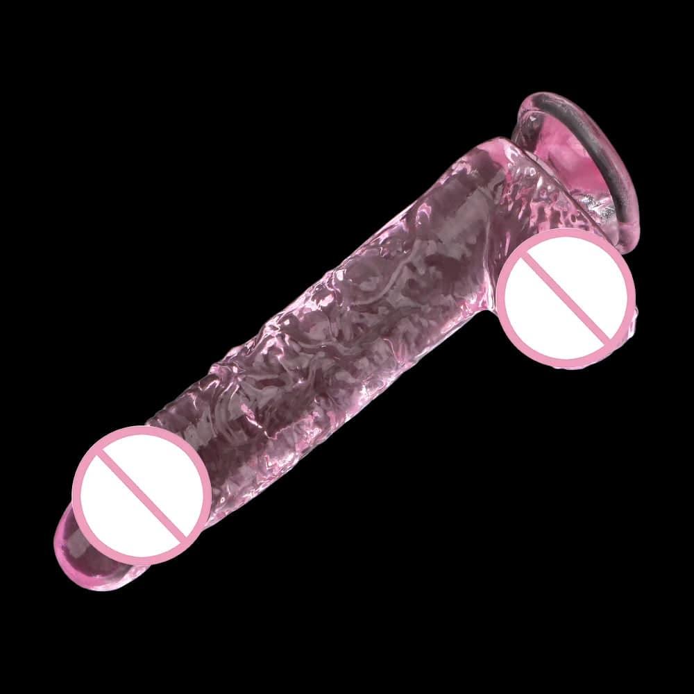 Mini Transparent Realistic Dildo - G-Spot Stimulator for Women - Passion Pulse Adult
